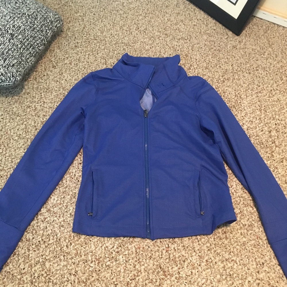 Under armor zip up jacket.